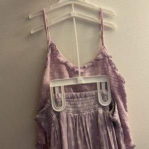 Matching crop top and skirt